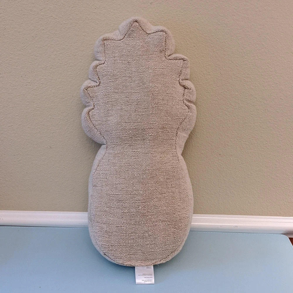 Pineapple Throw Pillow Woven Embroidered Natural Fibers Nordstrom Rack